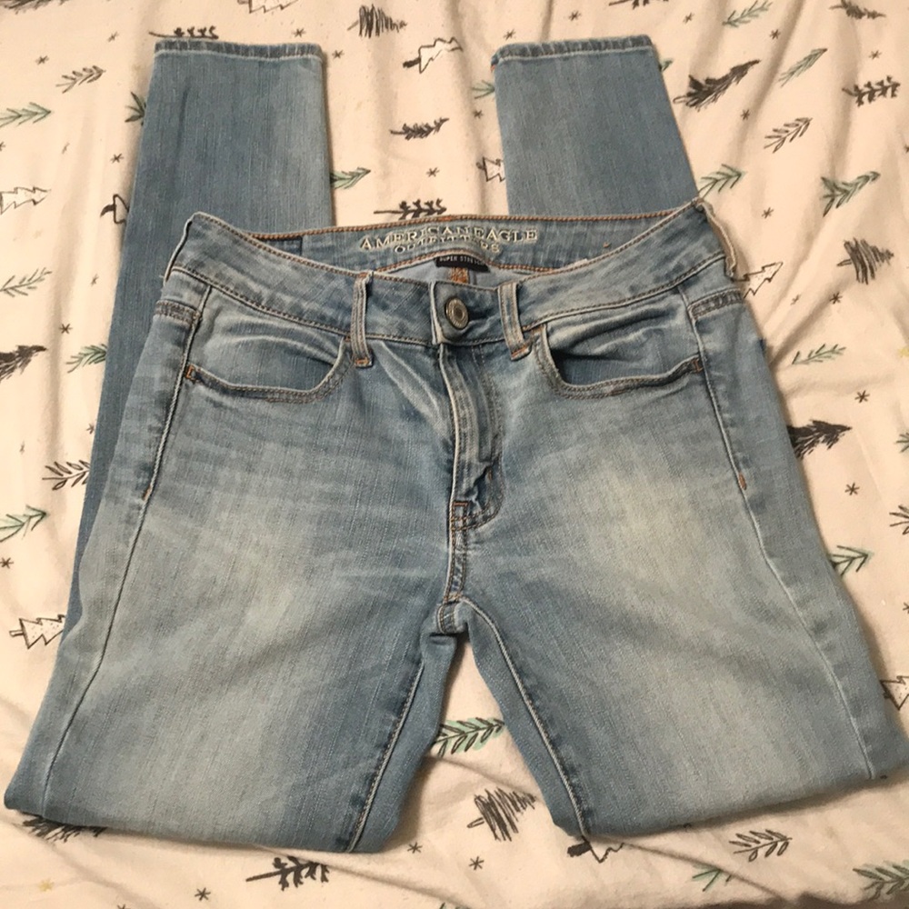 American Eagle Light Wash Jegging